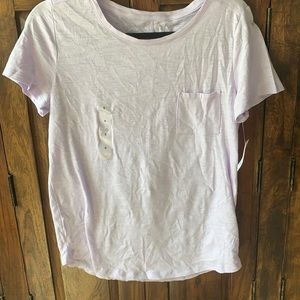 Gap Easy T tee top shirt S Purple New pocket